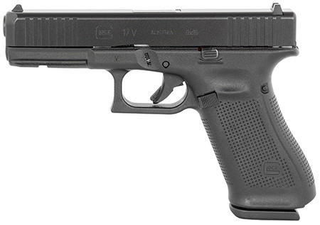 Glock V-Series Model 17 Handgun 9mm Luger 17rd Magazines (3) 4.5" Barrel Black Austria - PV1750203