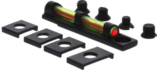 TruGlo Tru•Bead Universal Black | Green with Red Center Fiber Optic Front Sight - TG949D