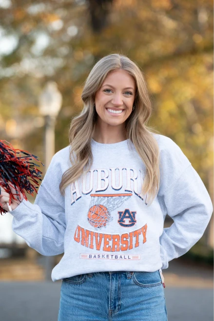 RETRO AUBURN BASKETBALL SWEATSHIRT