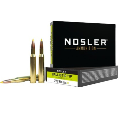 NOSLER HUNTING 270WIN 130GR SPITZER TIP 20RDS