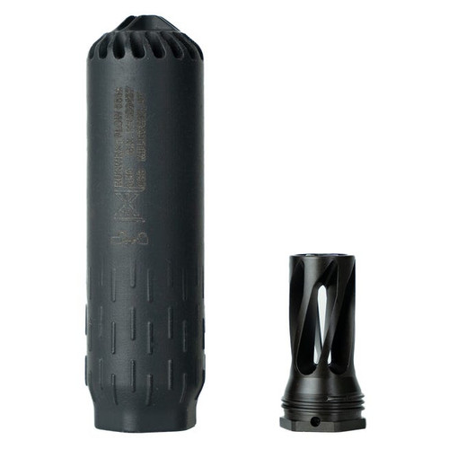 HUXWRX FLOW 556K SUPPRESSOR BLACK W/ 1/2X28 FLASH HIDER