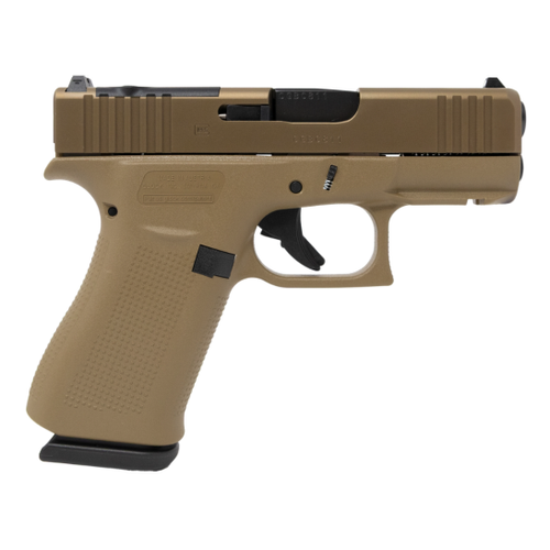 GLOCK Glock 43X MOS 3.41" 9mm 10rd Pistol, Coyote - PX435Z201FRMOSK GLOCK-PX435Z201FRMOSK