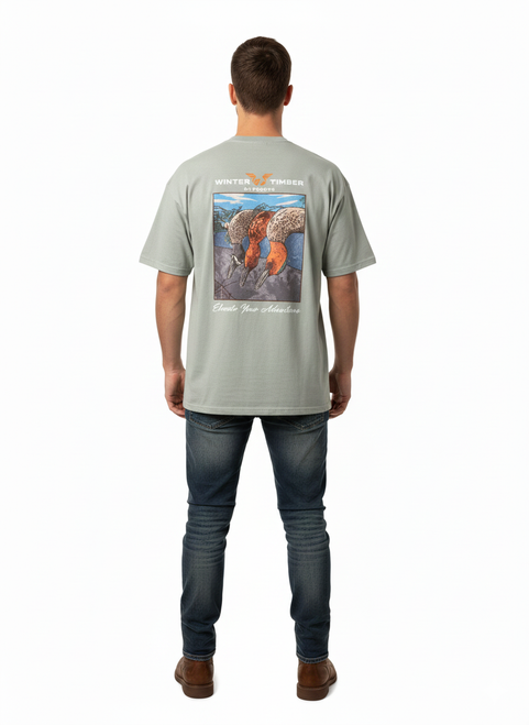 WINTER TIMBER Winter Timber Outdoors "Teal Trifecta" T-Shirt TEAL TRIFECTA TEE