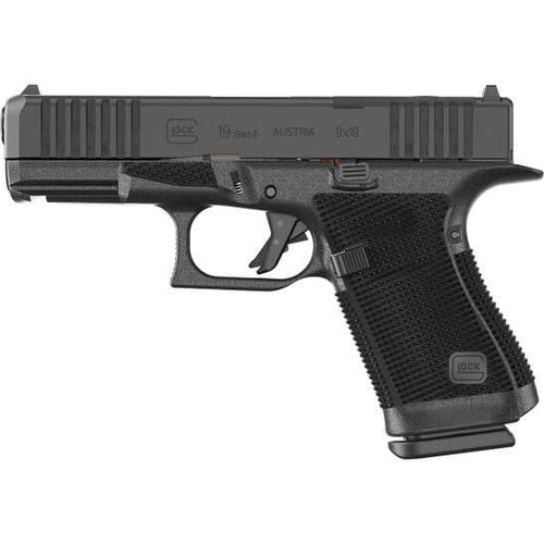 GLOCK Glock 19 Gen 6 Handgun 9mm Luger 15rd Magazines (3) 4.02" Barrel Black - P61950203 GLOCK-GLP61950203