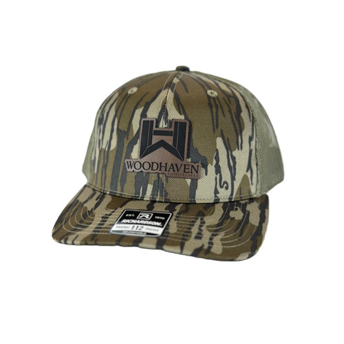 BOTTOMLAND LEATHER PATCH HAT