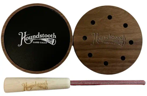 HOUNDSTOOTH WALNUT ANODIZED ALUMINUM POT CALL HOUNDS-HGCWAA