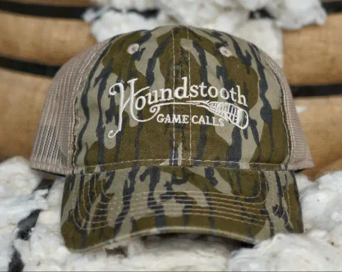 HOUNDSTOOTH BOTTOMLAND MESH BACK HAT HOUNDS-HGCBTMHAT
