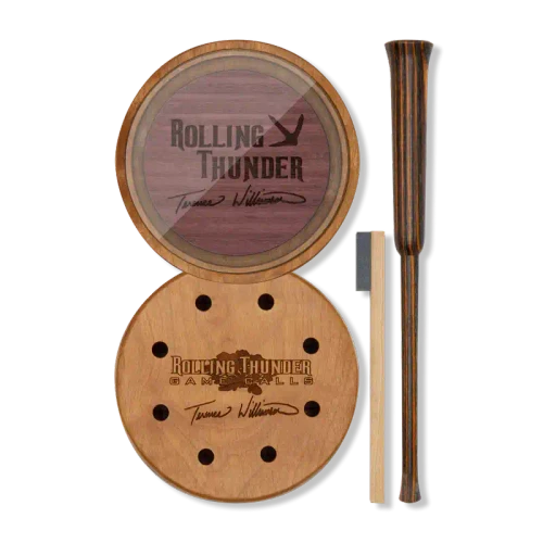 ROLLING THUNDER Rolling Thunder Game Calls Terrence Williamson Crystal Turkey Pot Call RTGC-TW1