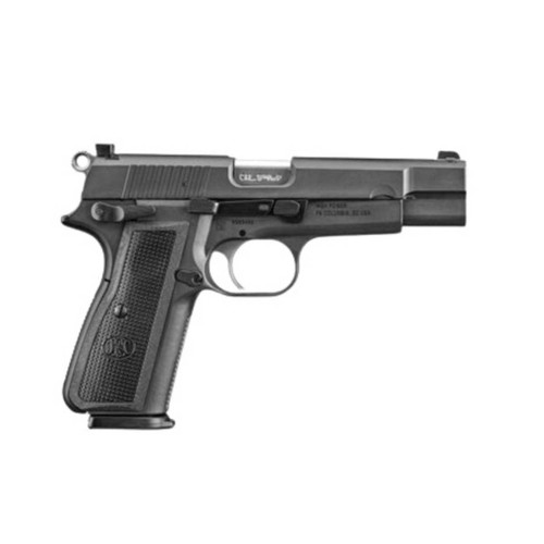 FN AMERICA FN High Power Handgun 9mm Luger 17rd Magazines(2) 4.7" Barrel Black - 66-100256 FN-66-100256