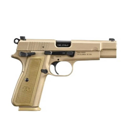 FN AMERICA FN High Power Handgun 9mm Luger 17rd Magazines(2) 4.7" Barrel FDE - 66-101069 FN-66-101069