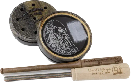 David Halloran Turkey Calls METAL MOUTH CRYSTYAL POT CALL DHTC-METALMOUTH