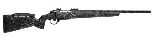 Seekins Precision Havak PH3 300 PRC 22" Black Fluted Threaded Barrel, Woodland Shadow Synthetic Stock