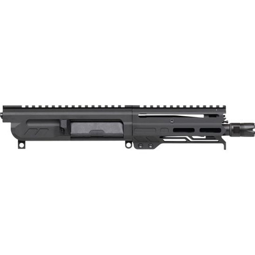 CMMG CMMG Dissent MK4 300 Blackout 6.50" Upper Receiver, Left Side Charging Handle, Armor Black, Zeroed Linear Comp, 4.60" M-LOK Handguard, Picatinny End Plate, Fits AR-Platform - 30B0E67AB CMMG-30B0E67-AB