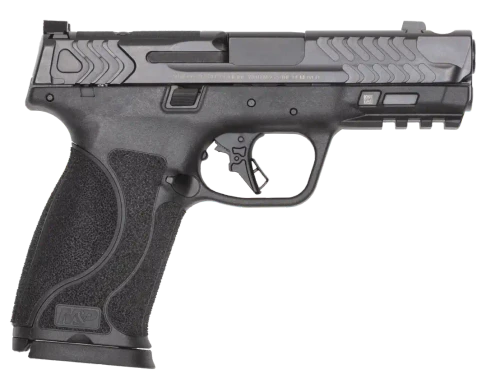 SMITH AND WESSON S&W PC M&P 10MM M2.0 Carry Comp Handgun 10mm Auto 15rd Magazines(2) 4" Barrel OR No Thumb Safety Black - 14413 SNW-14413