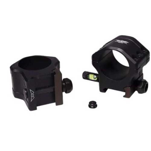 CHRISTENSEN ARMS CHRISTENSEN PRSR-HD W/LEVEL RINGS 34MM HIGH ALUMINUM BLACK CHRIST-810-00042-04