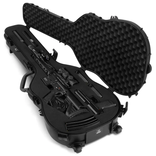 SAVIOUR Savior Equipment Ultimate Guitar Single Rifle Case - Black SAVIR-RC-GT-ACOUSTIC-BK