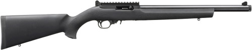 RUGER 10/22 22LR SEMI-AUTO HOGUE OVERMOLDED 16IN TB BLACK 1-10RD MAG