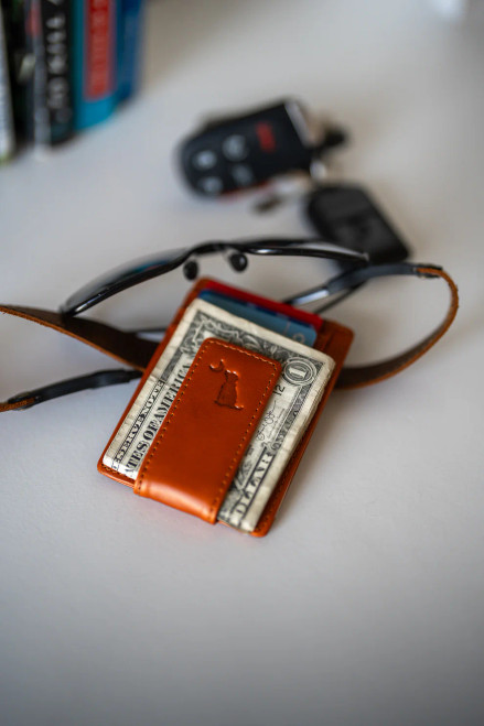 MONEY CLIP LEATHER