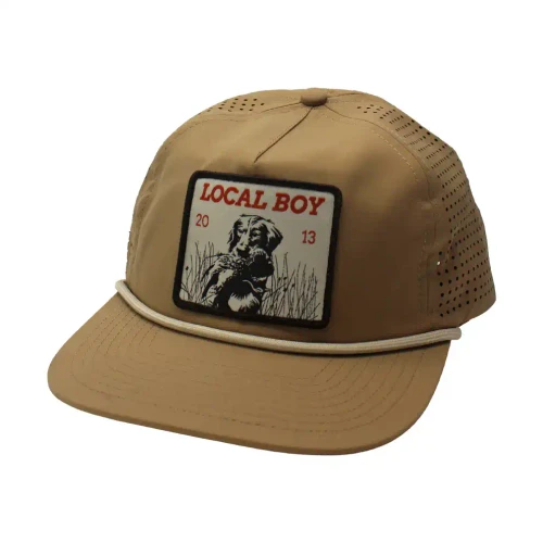 LOCAL BOY GOLDEN HOUR PERF LP ROPE HAT LOBOY-L3000462-TAN