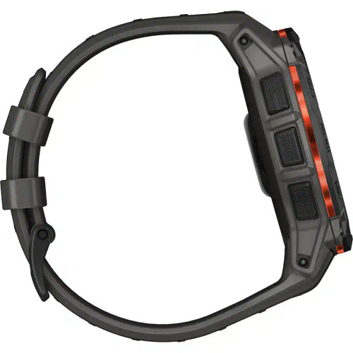 Garmin Instinct 3 50mm, Solar Charged Display, Rugged Outdoor GPS Smartwatch ,Charcoal Band (010-02935-00)