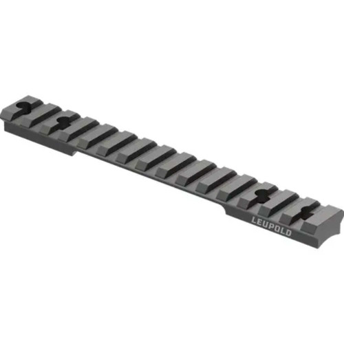 LEUPOLD LEUPOLD BACKCOUNTRY CROSS-SLOT BASES 6.3IN SAVAGE110-ROUND-RECEIVER SHORT-ACTION ALUMINUM BLACK LEUPLD-180953