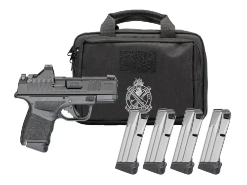 SPRINGFIELD ARMORY Springfield Gear Pac Hellcat Micro-Compact OSP Handgun 9mm Luger 11(1)&13(3)rd Magazines 3" Barrel Green Dot & Bag - HC9319BOSP-PAC SPRING-HC9319BOSP-PAC