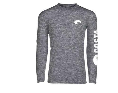 COSTA TECHNICAL CREW LONG SLEEVE GRAY S