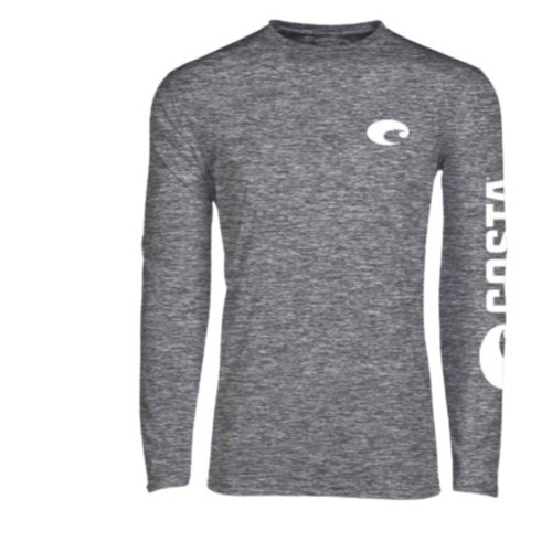 COSTA TECHNICAL CREW LONG SLEEVE GREY L