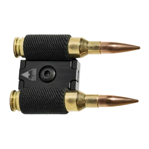 GROVTEC US, INC GrovTec 2 Round Ammo Holder - Fits Single M-LOK Slot - Black GROVE-GTAC341