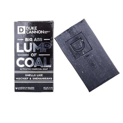 DUKE CANNON DUKE CANNON BIG ASS LUMP OF COAL SOAP BERGAMOT/BLACK PEPPER 10OZ DUKCAN-01HOLIDAYCOAL1