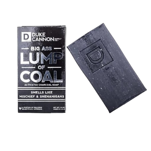 DUKE CANNON BIG ASS LUMP OF COAL SOAP BERGAMOT/BLACK PEPPER 10OZ