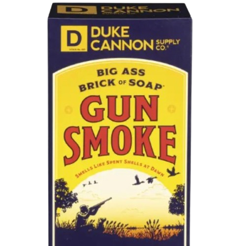 DUKE CANNON DUKE CANNON GUN SMOKE SMOKED WOOD/BOURBAN VANILLA/ CHARRED LEATHER 10OZ DUKCAN-03GUNSMOKE1