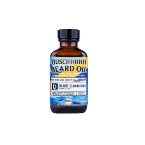 DUKE CANNON DUKE CANNON BUSCH BEARD OIL SANDALWOOD 3OZ DUKCAN-04BDOILBUSCH1