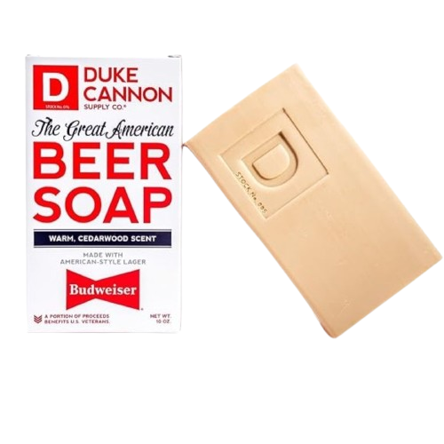 DUKE CANNON DUKE CANNON BUDWEISER BEER SOAP CEDARWOOD 10OZ DUKCAN-04BUDWEISER1