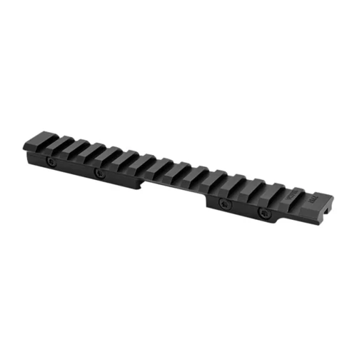WARNE Warne Mountain Tech 7757M Picatinny Rail Adapter for CZ 457, 11mm Dovetail, 15 MOA, Matte Black Aluminum WARNE-7757M