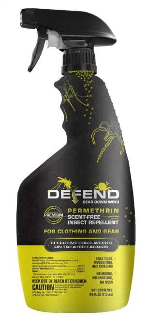 DEAD DOWN WIND Dead Down Wind Defend Permethrin Clothing Spray 24 oz DDW-70009