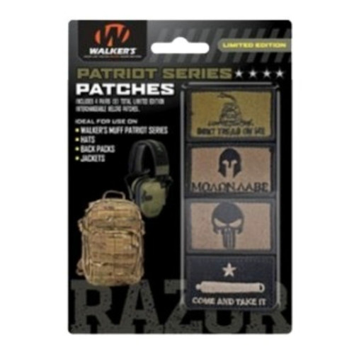 WALKERS PATRIOT PATCH KIT 4 ASSORTED PATCHES