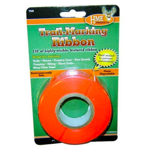 HUNTING MADE EASY TRAIL MARKING RIBBON ORANGE 150FT