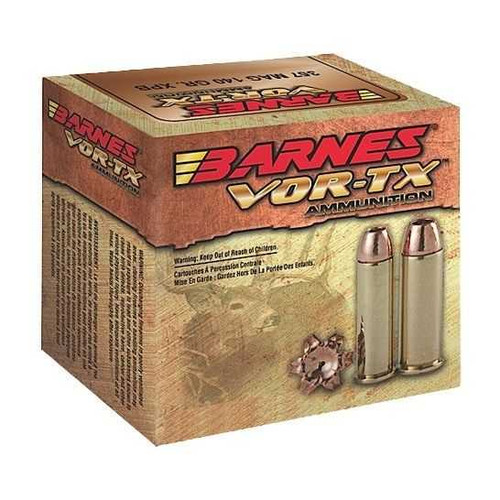 BARNES Barnes VOR-TX 454 Casull Ammo 250 Grain Barnes XPB Solid Hollow Point Lead Free 20/ct BARNES-22024