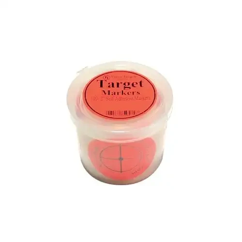 TAYLOR TARGETS TARGET MARKER 1.75 DIAMETER RED PAPER 100CT TAYTAR-RED MRKRS