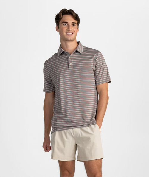 Southern Shirt Company SSCO Men's Riverbend Stripe Polo Shirt