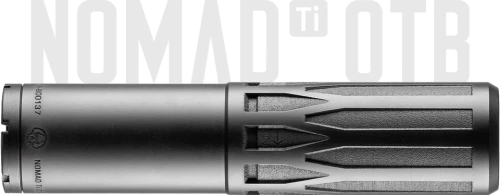Dead Air NomadTI OTB 7.62mm Suppressor Black w/ 5/8x24 Xeno Radial Brake