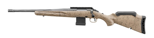 Ruger American Ranch Gen 2 LH 300 Blk Rifle 10rd (1) 16" Barrel Tungsten/FDE Splatter