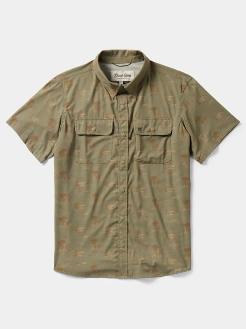 MEN'S CAST & BLAST PERFORATED SHIRT SHORT SLEEVE