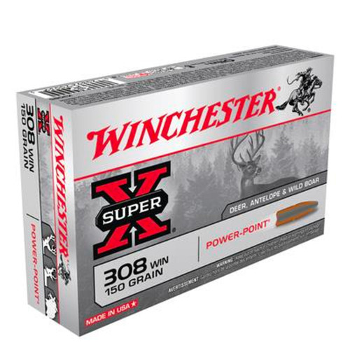 WINCHESTER SUPER-X  HUNTING 308WIN 150GR PP 20RDS