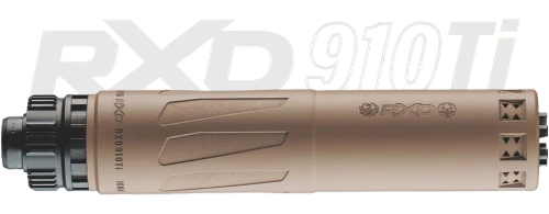 Dead Air 10mm Suppressor w/ 1/2x28 Piston FDE