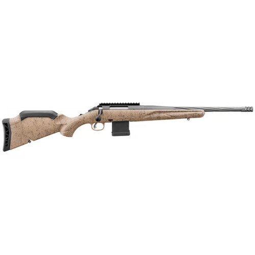 RUGER AMERICAN RANCH GEN II 300BLK RIFLE BOLT-ACTION 16.1IN BLACK/FDE OPTIC READY 1-10RD MAG MANUAL SAFETY