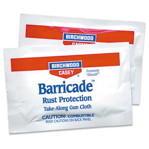 GSM - BIRCHWOOD CASEY Birchwood Casey Barricade Rust Protection "Take Alongs" Pre-Soaked Rust Prevention Cloths BC-33170