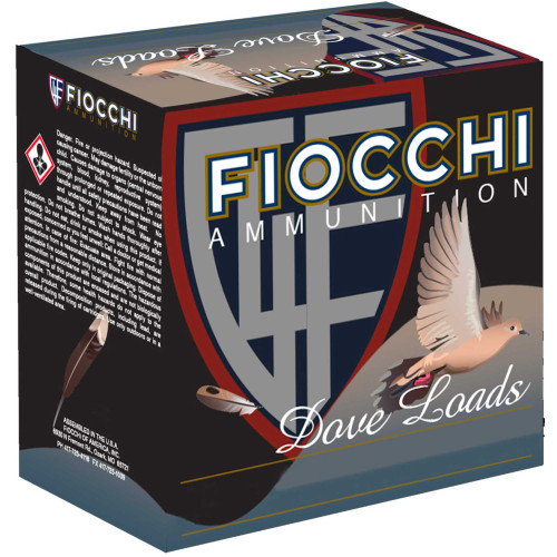 FIOCCHI FIOCCHI FIELD DYNAMICS DOVE AND QUAIL 12GA 2.75IN 1OZ 8SHOT 25RDS FIOCH-12GT8