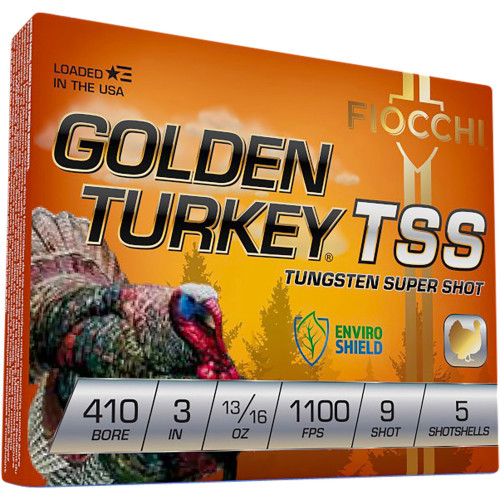 FIOCCHI GOLDEN TURKEY HUNTING 410 9 SHOT TSS